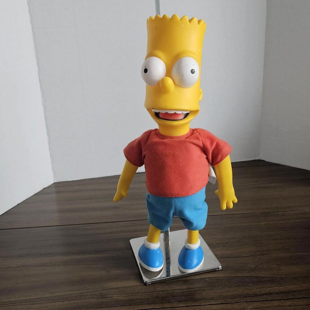 Bart Simpson 15” Talking Plush By Playmates Toys Vintage 2000